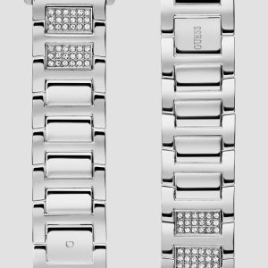 Silver-Tone Rhinestone 38-40 mm Band for Apple Watch® - Silver