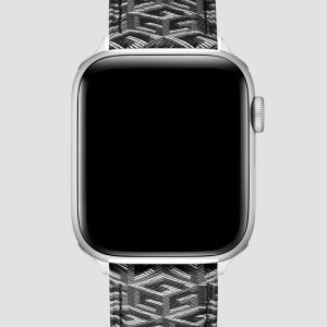 G-Cube Gray Leather 42-44 mm Band for Apple Watch® - MultipleColors