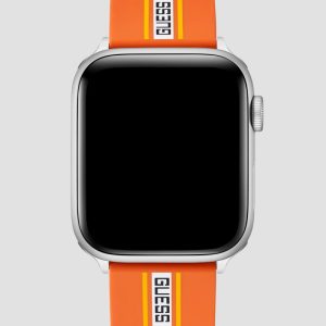 Monogram Tape Orange Silicone 42-44 mm Band for Apple Watch® - Orange