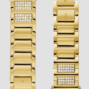 Gold-Tone Rhinestone 42-44 mm Band for Apple Watch® - Gold
