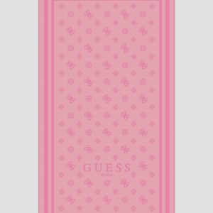 Peony Jacquard Towel - Pink