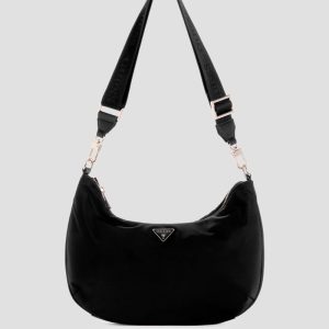 Eco Gemma Hobo Shoulder Bag - Black