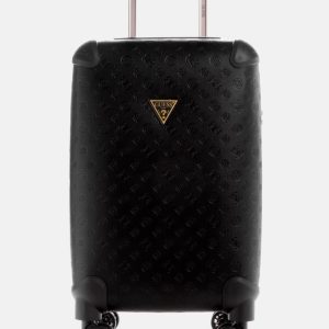 Wilder Debossed 20' 8-Wheel Suitcase - Black