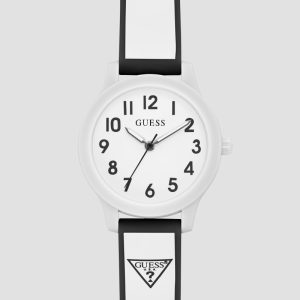 Kids' White and Black Analog Watch - White