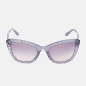 Darla Embellished Cat-Eye Sunglasses - Gray