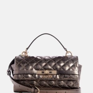Idra Metallic Top Handle Crossbody - Metallic