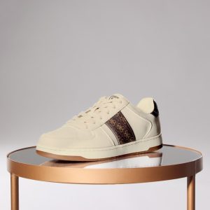 Quattro G Low-Top Sneakers - Beige