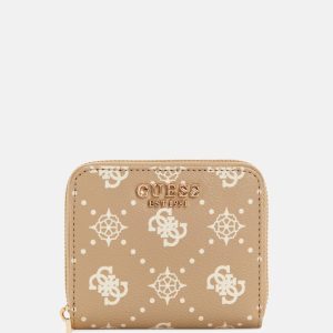 Silia Peony Small Wallet - Beige