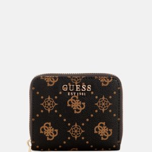 Silia Peony Small Wallet - Brown