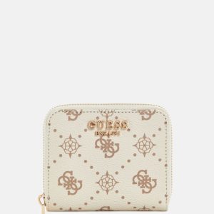 Silia Peony Small Wallet - Off-white