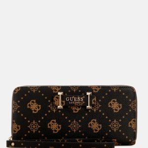 Silia Peony Large Wallet - Brown