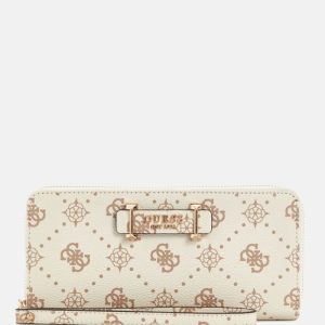 Silia Peony Large Wallet - Off-white