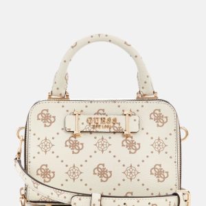 Silia Peony Mini Satchel - Off-white
