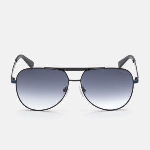 Manny Aviator Sunglasses - Black