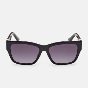 Cat-Eye Sunglasses - Black