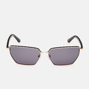 Narrow Cat-Eye Sunglasses - Red