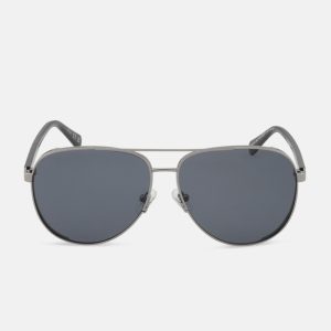 Forrest Aviator Metal Sunglasses - Metallic