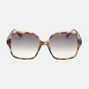 Oversized Plastic Square Sunglasses - NoColor