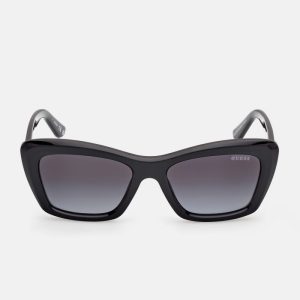 Plastic Rectangular Sunglasses - Black