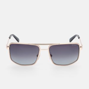 Metal Navigator Sunglasses - Gold
