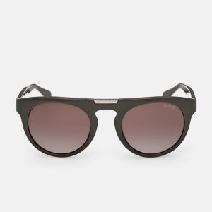 Maverick Plastic Aviator Sunglasses - Black