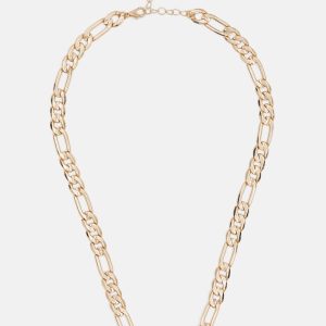 14K Gold-Plated Etched Chunky Necklace - Gold