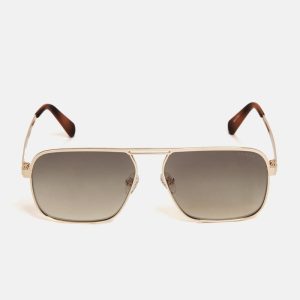 Top Bar Aviator Sunglasses - Gold