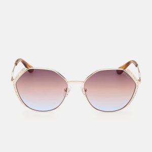 Geometric Stone Sunglasses - Pink