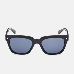 GUESS Originals Square Logo Sunglasses - Black