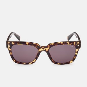 GUESS Originals Square Logo Sunglasses - Brown