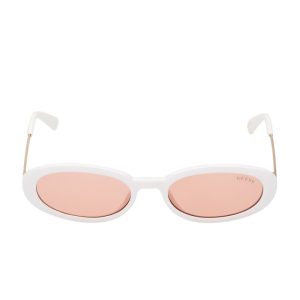 GUESS Originals Oval Sunglasses - White
