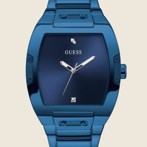 Blue and Diamond Analog Watch - MultipleColors