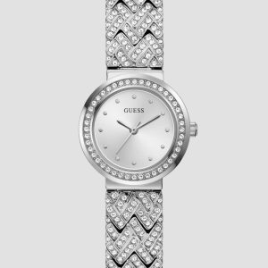 Silver-Tone Bangle Analog Watch - MultipleColors