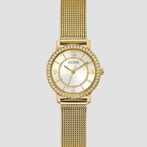 Gold-Tone Mesh Analog Watch - Gold