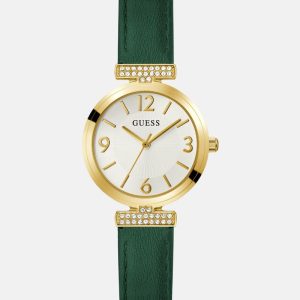 Gold-Tone and Leather Analog Watch - MultipleColors