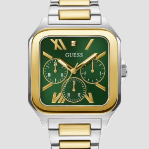 Multi-Tone Square Multifunction Watch - MultipleColors