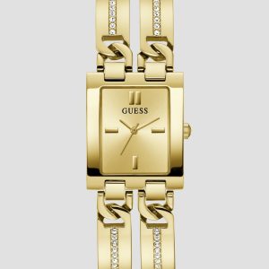 Gold-Tone Square Analog Watch - Gold