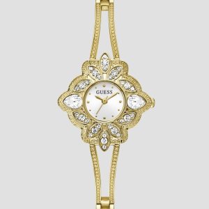 Gold-Tone Flower Analog Watch - Gold