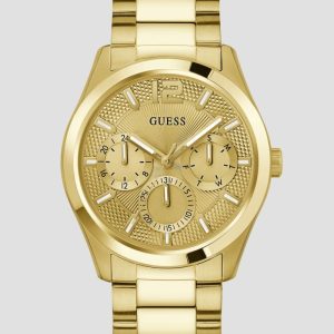 Textured Gold-Tone Multifunction Watch - Gold