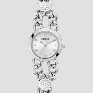 Silver-Tone Analog Watch - Silver