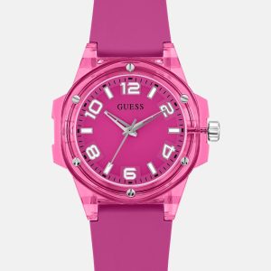 Pink Analog Silicon Watch - MultipleColors