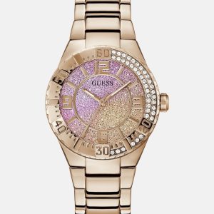 Rose Gold-Tone and Pink Analog Watch - MultipleColors