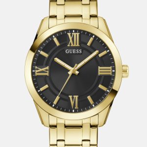 Gold-Tone and Black Analog Watch - MultipleColors