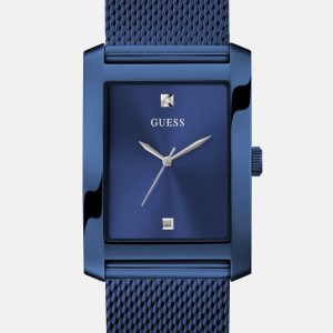 Blue Mesh Analog Watch - MultipleColors