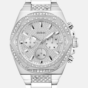 Silver-Tone Multifunction Watch - Silver