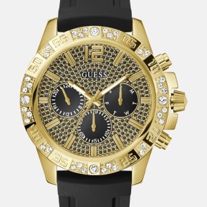 Black Silicon Multifunction Watch - MultipleColors