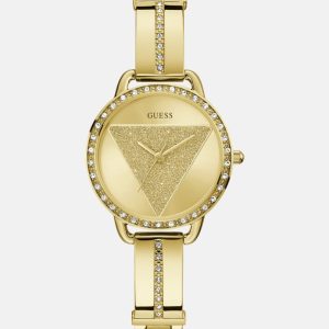 Gold-Tone Triangle Analog Watch - MultipleColors