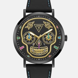 Black Multifunction Silicone Watch - MultipleColors