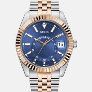 Two-Tone and Blue Analog Watch - MultipleColors