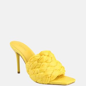 Byanna Woven Heels - Yellow